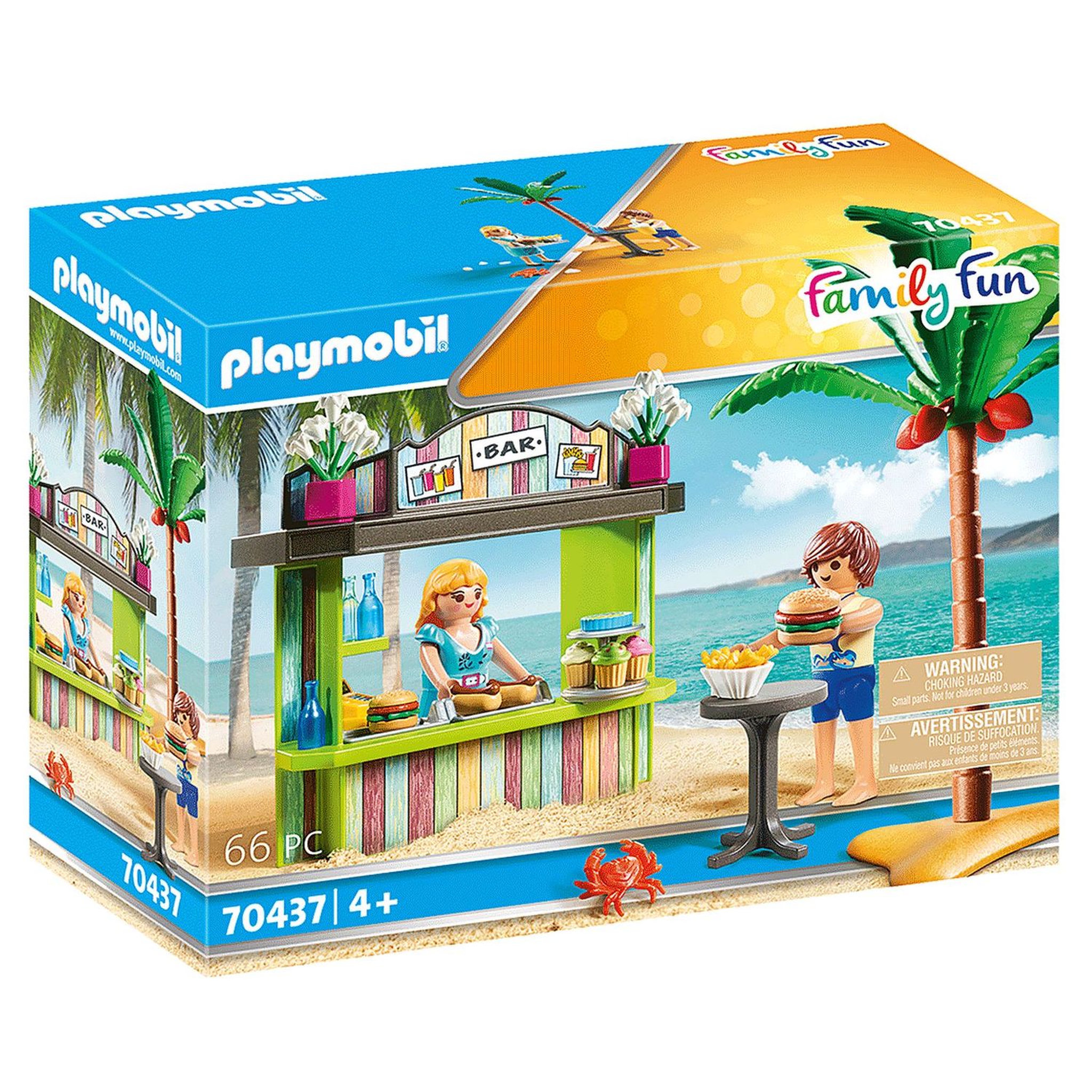 Voir la diapositive 1 : PLAYMOBIL 70437 - Family Fun - Snack de plage