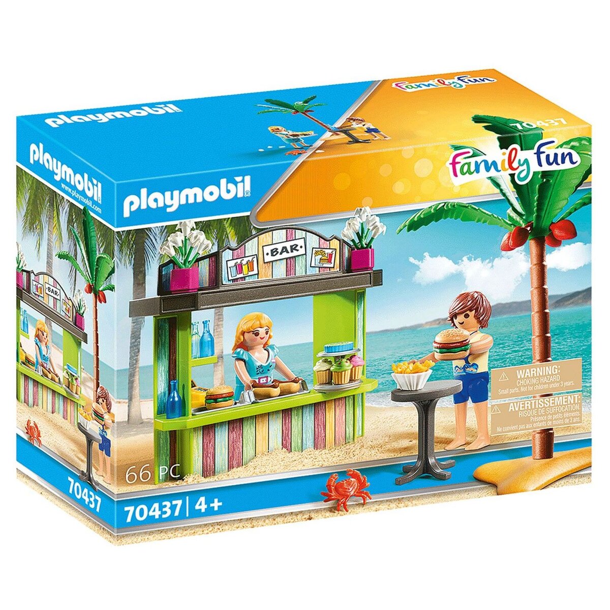 PLAYMOBIL FAMILY FUN 70610 - Piscine avec jet d'eau Playmobil