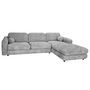Voir la diapositive 6 : LISA DESIGN Rachel - canapé d'angle droit 4 places en tissu bouclette