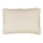 Voir la diapositive 2 : Paris Prix Coussin Déco  Perles  40x60cm Blanc & Or