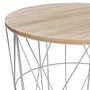 Voir la diapositive 3 : ATMOSPHERA Table d'Appoint Design  Kumi  41cm Gris