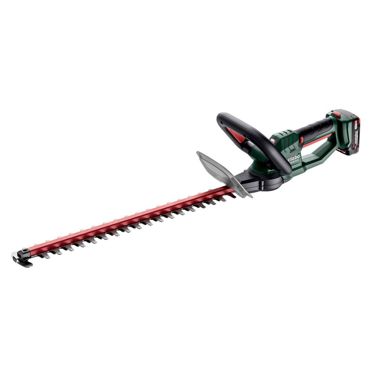 METABO SAS Taille-haies 18 V sans fil HS 18 LTX 55 2x2,0 Ah Li-Power, SC 30
