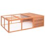 Voir la diapositive 1 : VIDAXL Cage pour animaux de jardin 150x100x50 cm Bois de sapin massif