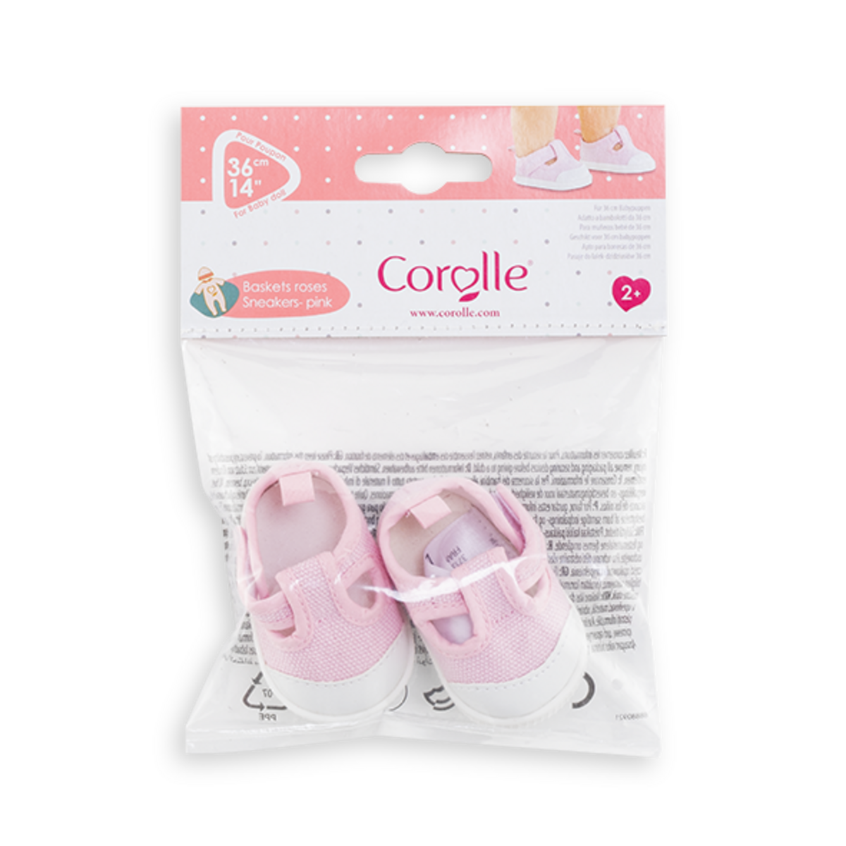 Corolle Baskets roses pour poupon 36 cm