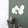 Voir la diapositive 3 : The Home Deco Factory Décoration miroir hexagonal