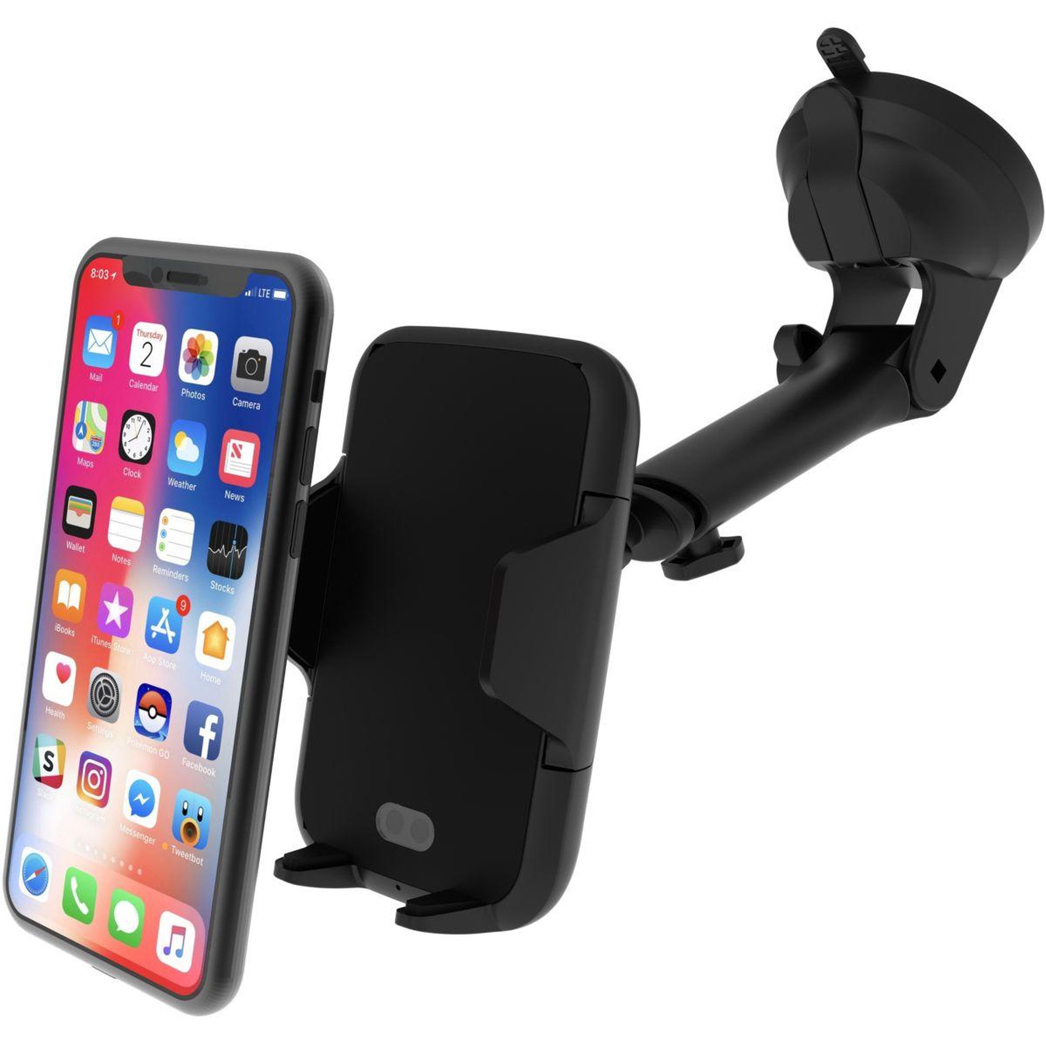 Voir la diapositive 3 : TNB Support smartphone voiture motorisé pack 3 en 1