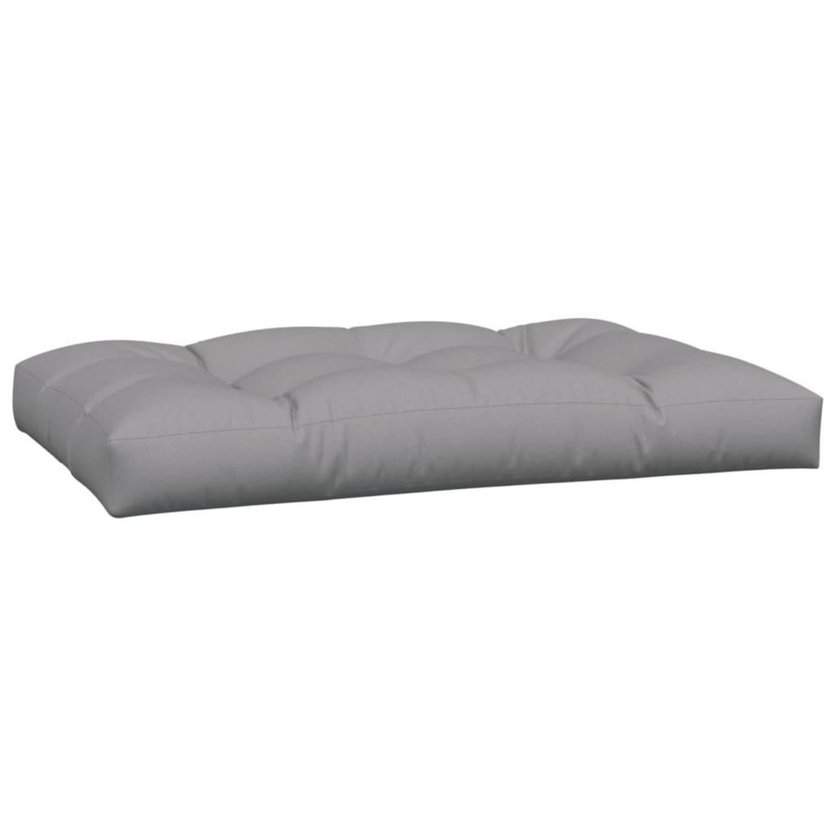 VIDAXL Coussins de palette lot de 5 gris tissu