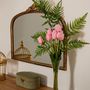 Voir la diapositive 3 : ATMOSPHERA Bouquet de Fleurs Artificielles  Tulipes  48cm Rose