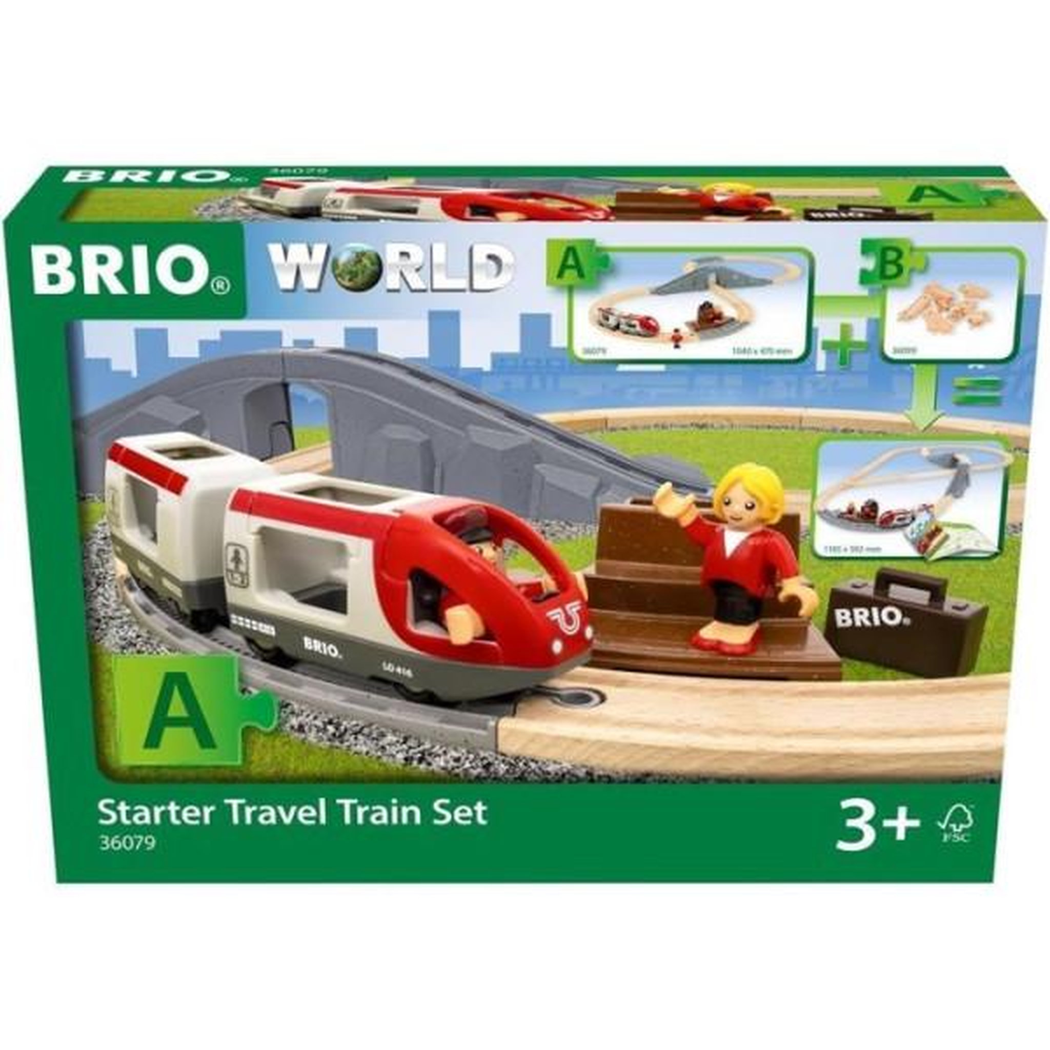 Voir la diapositive 3 : Brio Brio circuit en 8 voyageurs - pack a-7312350360790-a partir de 3 ans