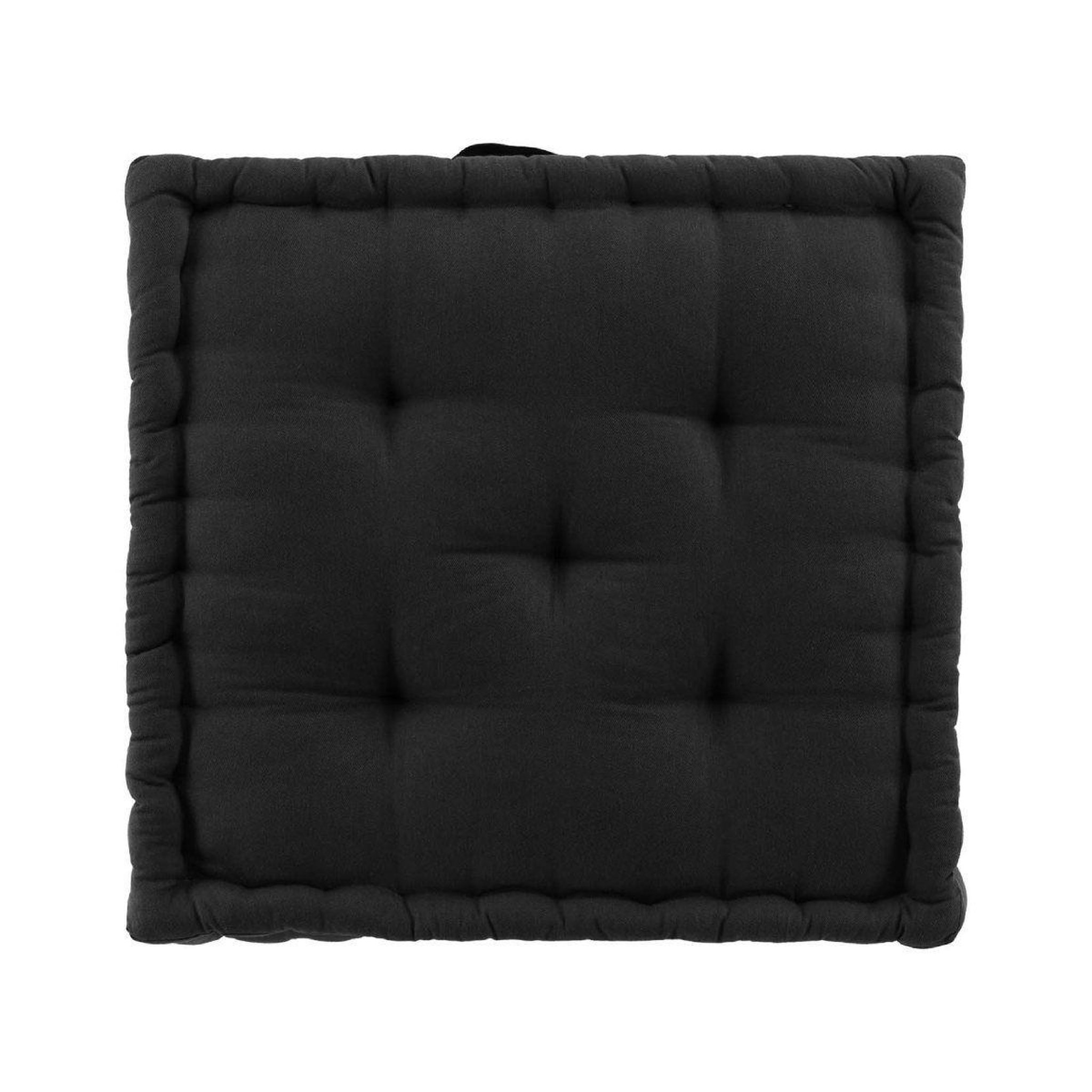 Douceur d'Intérieur Coussin de Sol  Twily  50x50cm Noir