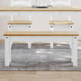 Voir la diapositive 1 : VIDAXL Banc a manger Panama blanc 105x30x45 cm bois massif de pin
