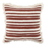 Paris Prix Coussin Déco à Franges  Atlas  40x40cm Terracotta