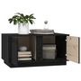 Voir la diapositive 5 : VIDAXL Table basse Noir 80x50x40 cm Bois massif de pin