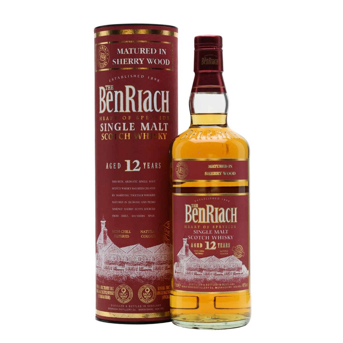 Whisky Benriach Sherry Wood 46% 70CL