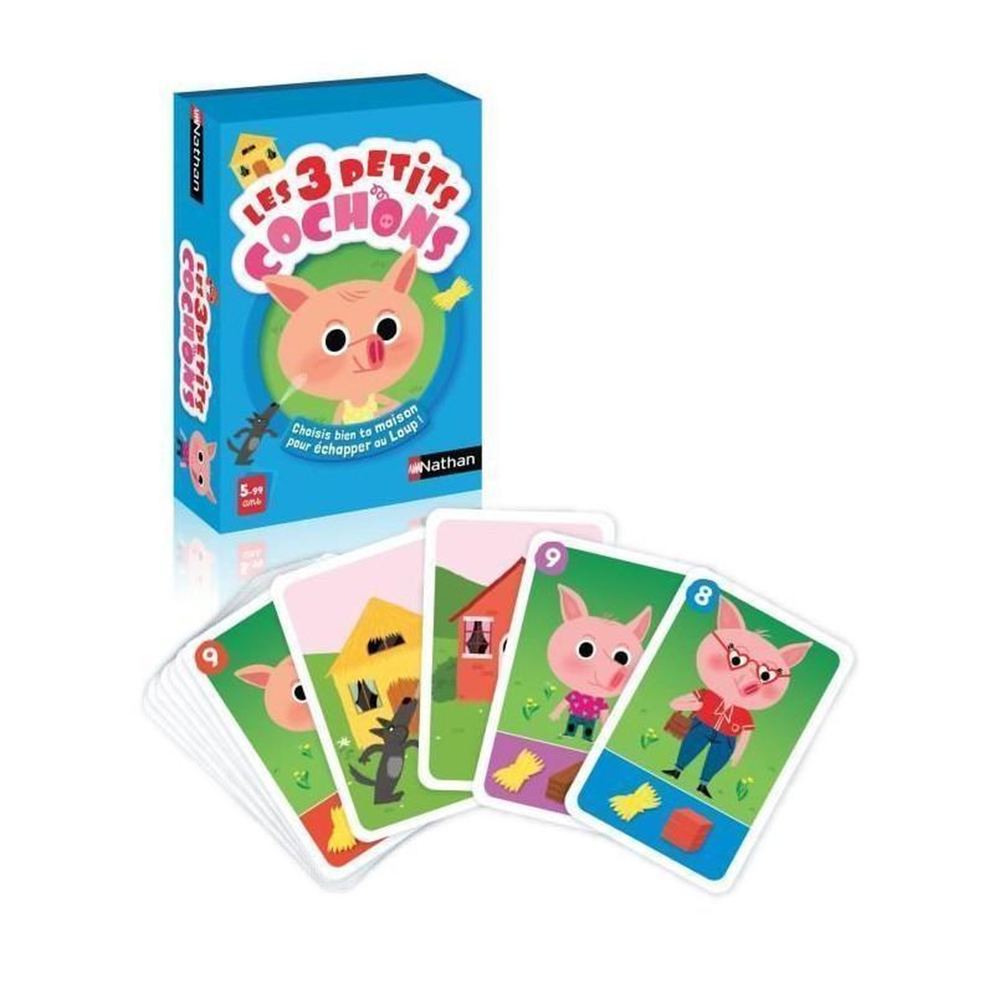 Voir la diapositive 2 : Nathan Les 3 petits cochons