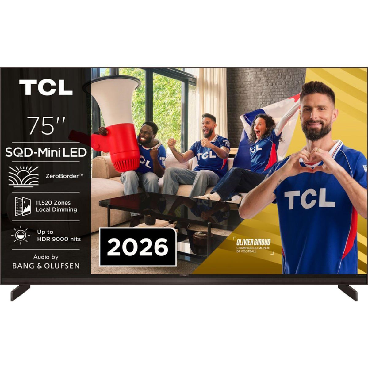 TCL TV Mini Led SQD 75X11L 2026 - 75 pouces ( 189 cm )