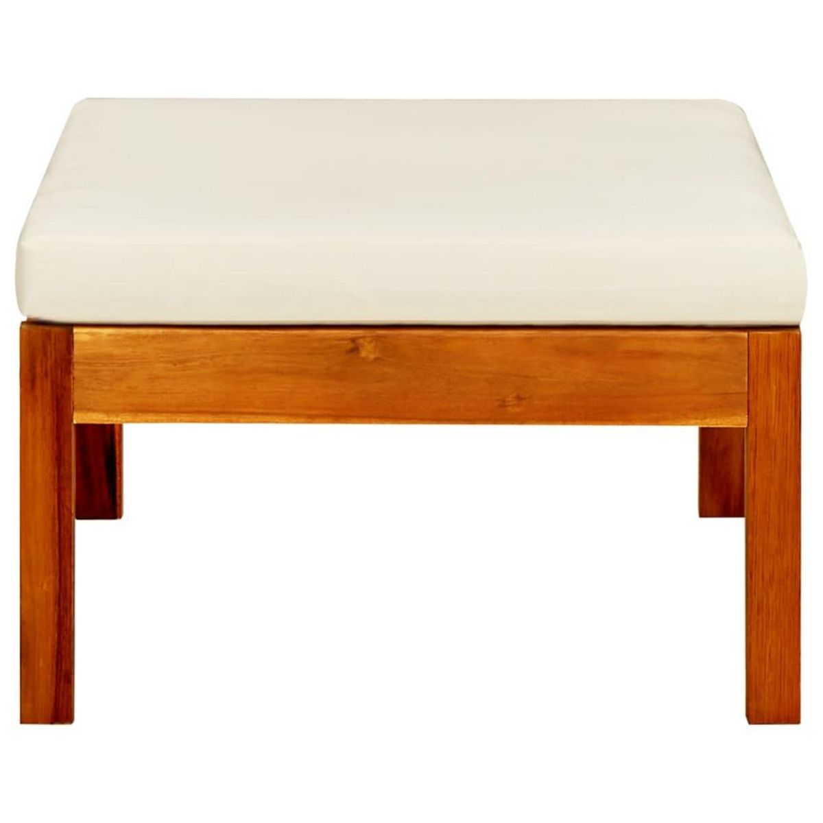 VIDAXL Repose-pieds de jardin lot de 2 Bois d'acacia massif