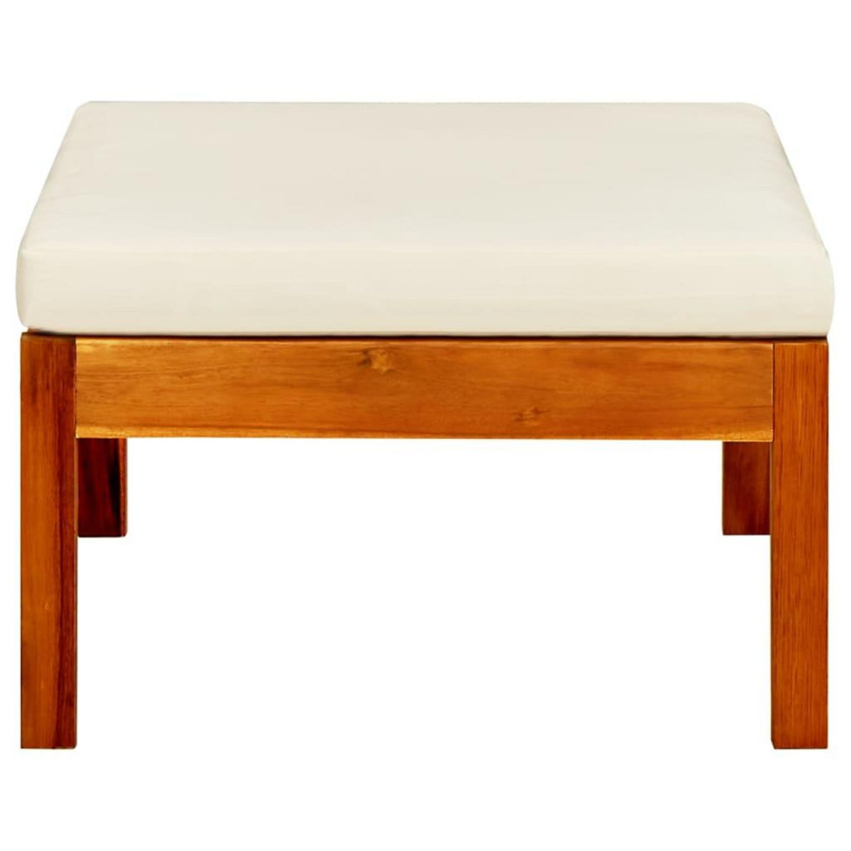 VIDAXL Repose-pieds de jardin lot de 2 Bois d'acacia massif