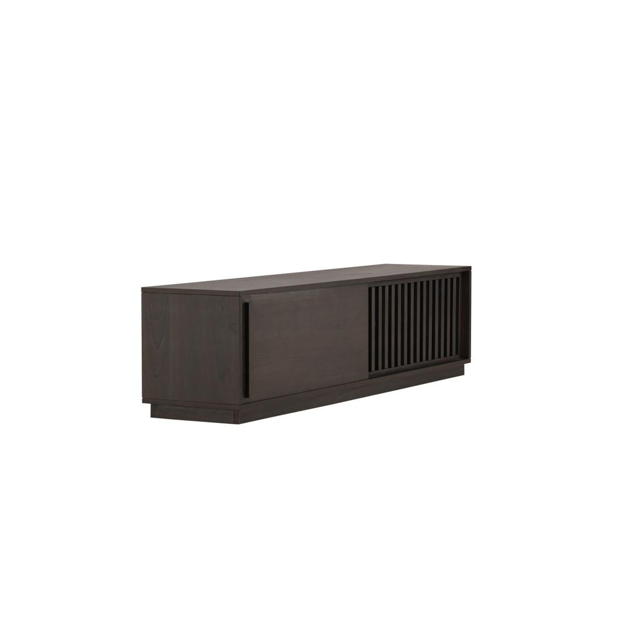 Voir la diapositive 3 : Paris Prix Meuble tv design nervuré  lugo  180cm marron