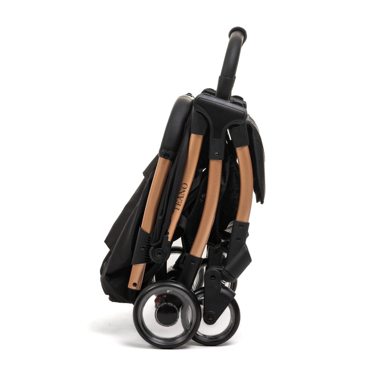 BEBELISSIMO Bebelissimo - Poussette bébé Citadine Ultra Compacte - De 0 à 36 mois - Teano - noir