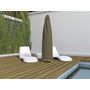 Voir la diapositive 2 : Nortene Housse de protection pour parasol COVERTOP - Taupe - 60 x 200 cm