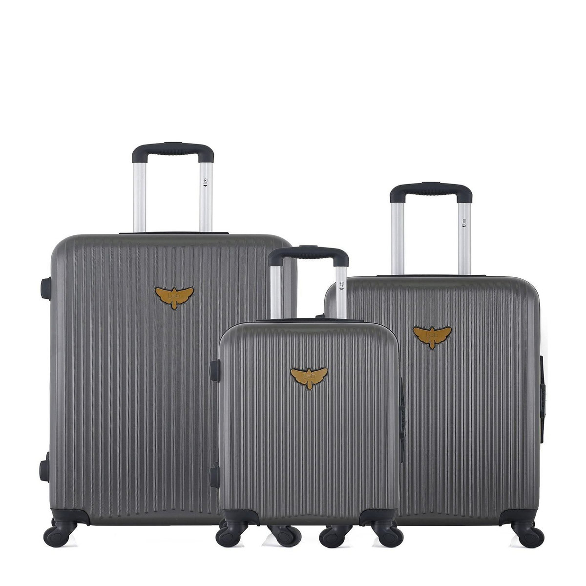 LES P'TITES BOMBES LPB LPB LUGGAGE - LOT DE 3 - Valises grand format, weekend et cabine AGATA