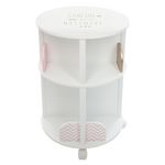 Atmosphera Kids Bibliothèque enfant ronde Douceur. Coloris disponibles : Gris, Rose