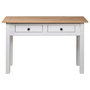 Voir la diapositive 5 : VIDAXL Table console Blanc 110x40x72 cm Pin solide Gamme Panama