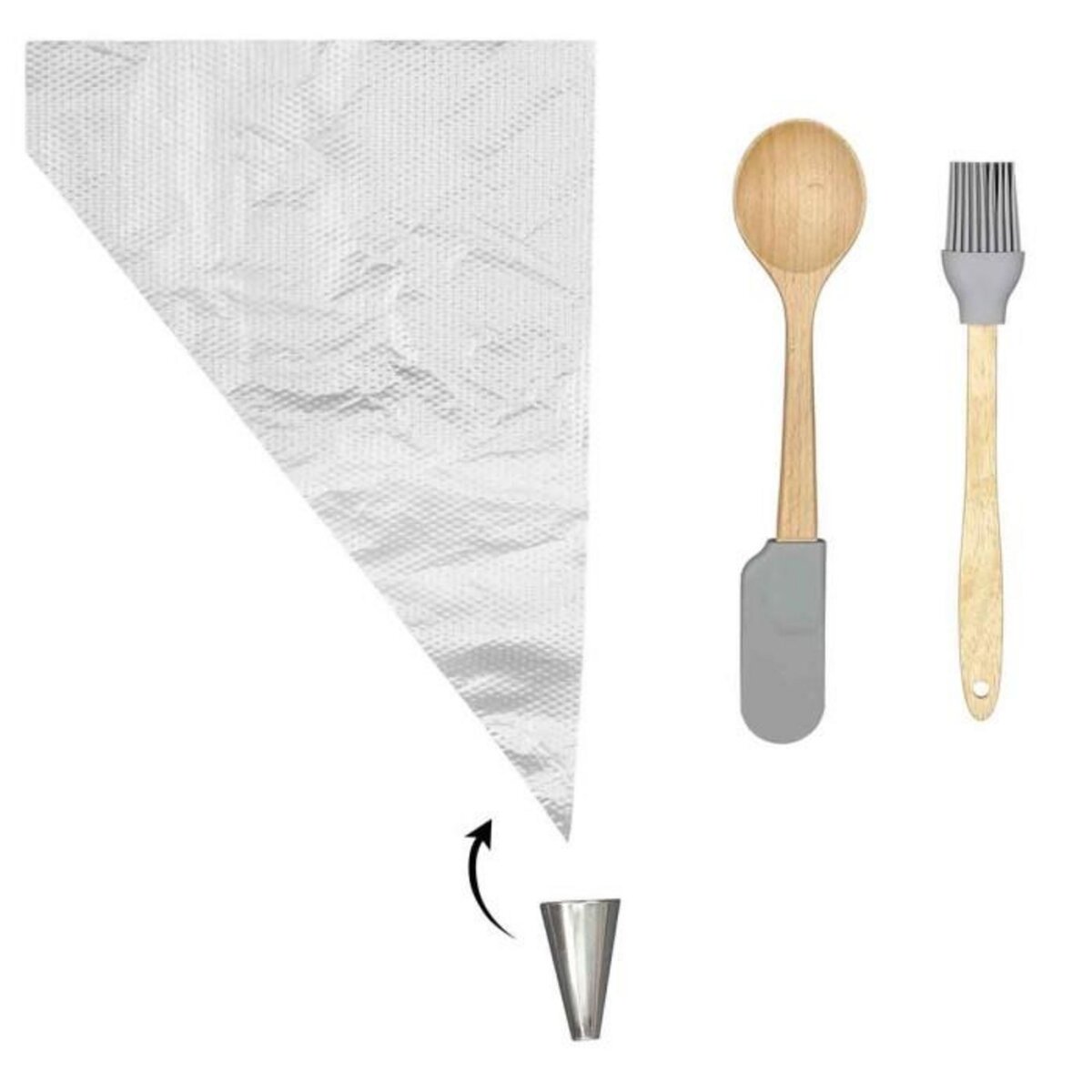 Paris Prix Coffret Pâtisserie  Paris Brest  26cm Gris & Naturel