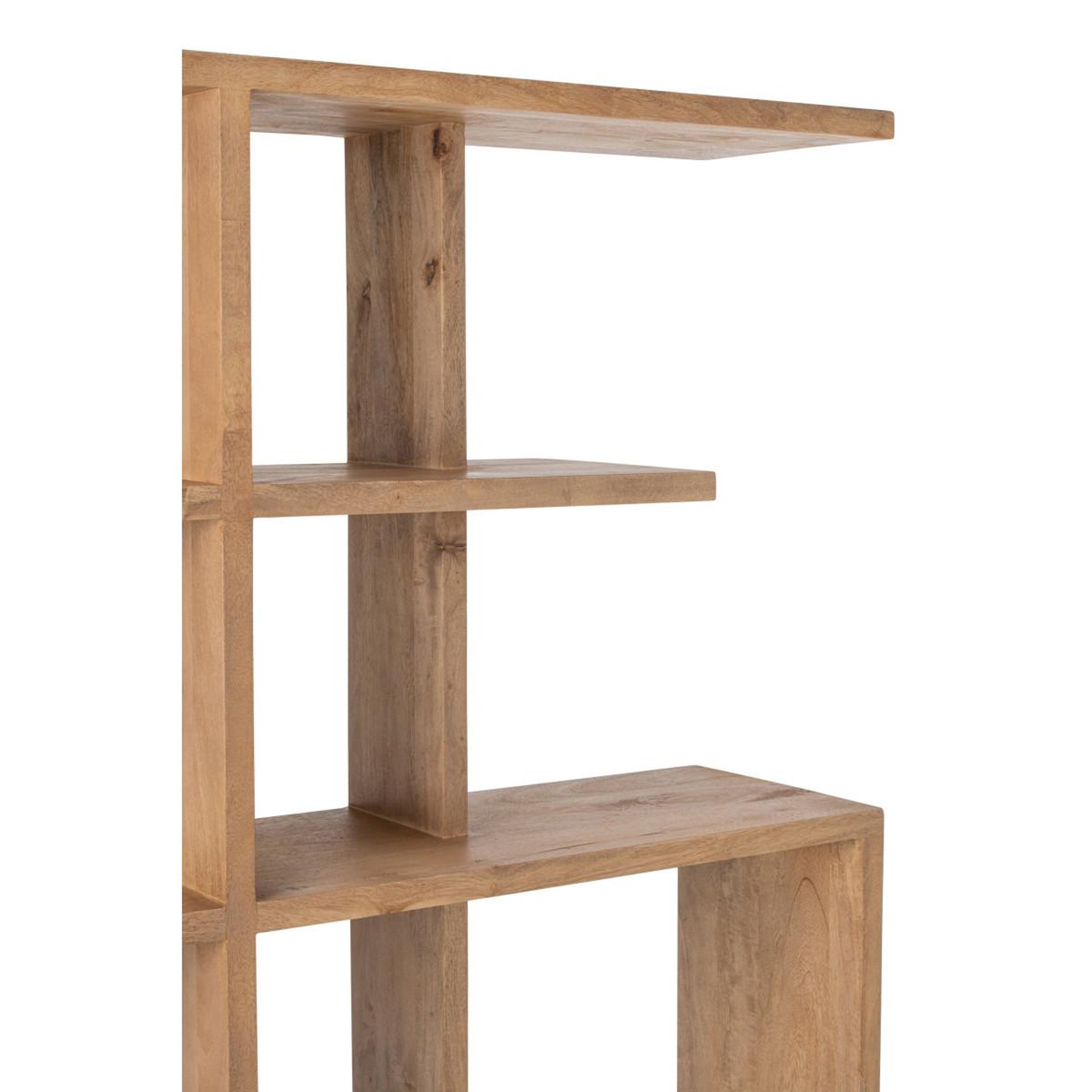Voir la diapositive 6 : Paris Prix Bibliothèque en bois  manga  180cm naturel