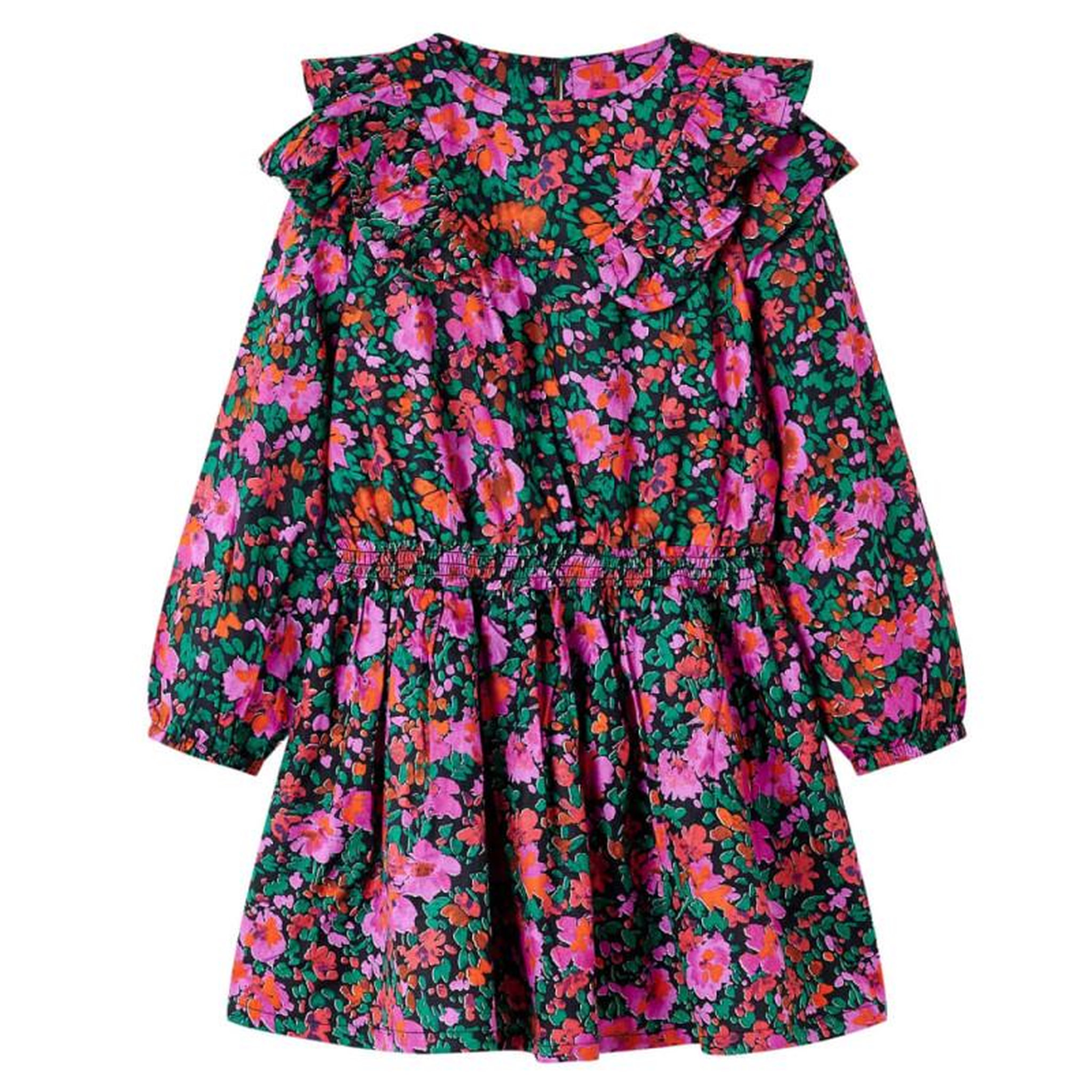 VIDAXL Robe pour enfants à manches longues rose vif 116