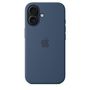 Voir la diapositive 5 : APPLE Coque iPhone 16 MagSafe denim silicone