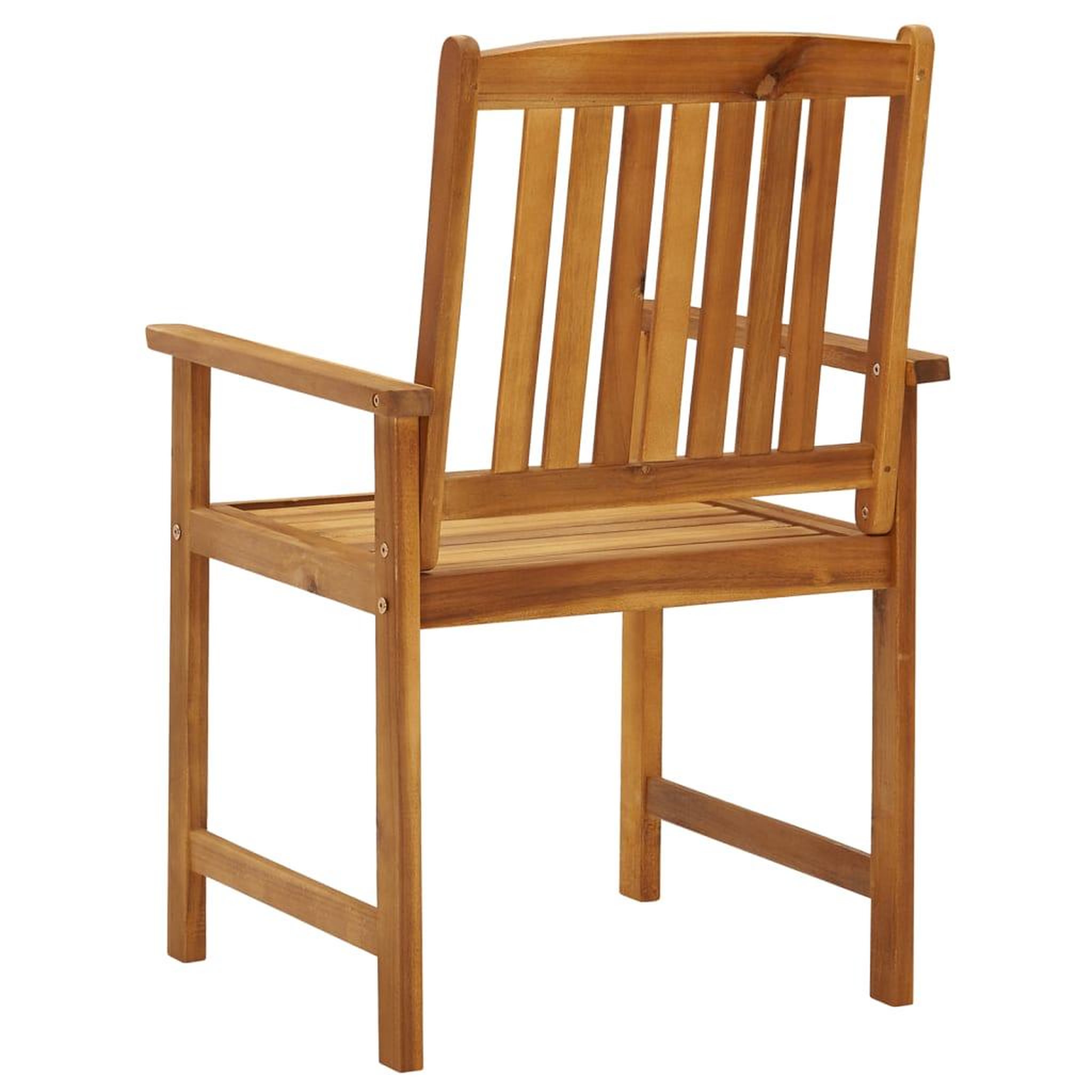Voir la diapositive 3 : VIDAXL Chaises de jardin lot de 8 Bois d'acacia solide