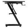 Voir la diapositive 3 : Subsonic subsonic - Bureau gaming ergonomique finition carbone, bureau gamer avec tapis de souris intégral pour PC gaming
