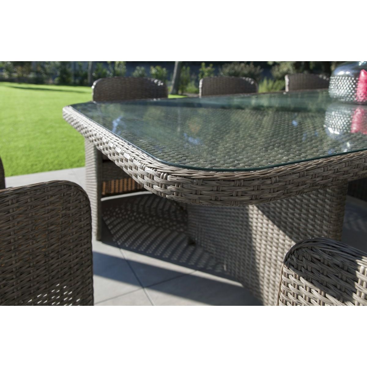 Salon de jardin encastrable 8 personnes LAVANDE