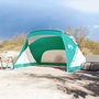Voir la diapositive 3 : VIDAXL Tente de plage vert d'eau 274x178x170/148 cm 185T polyester