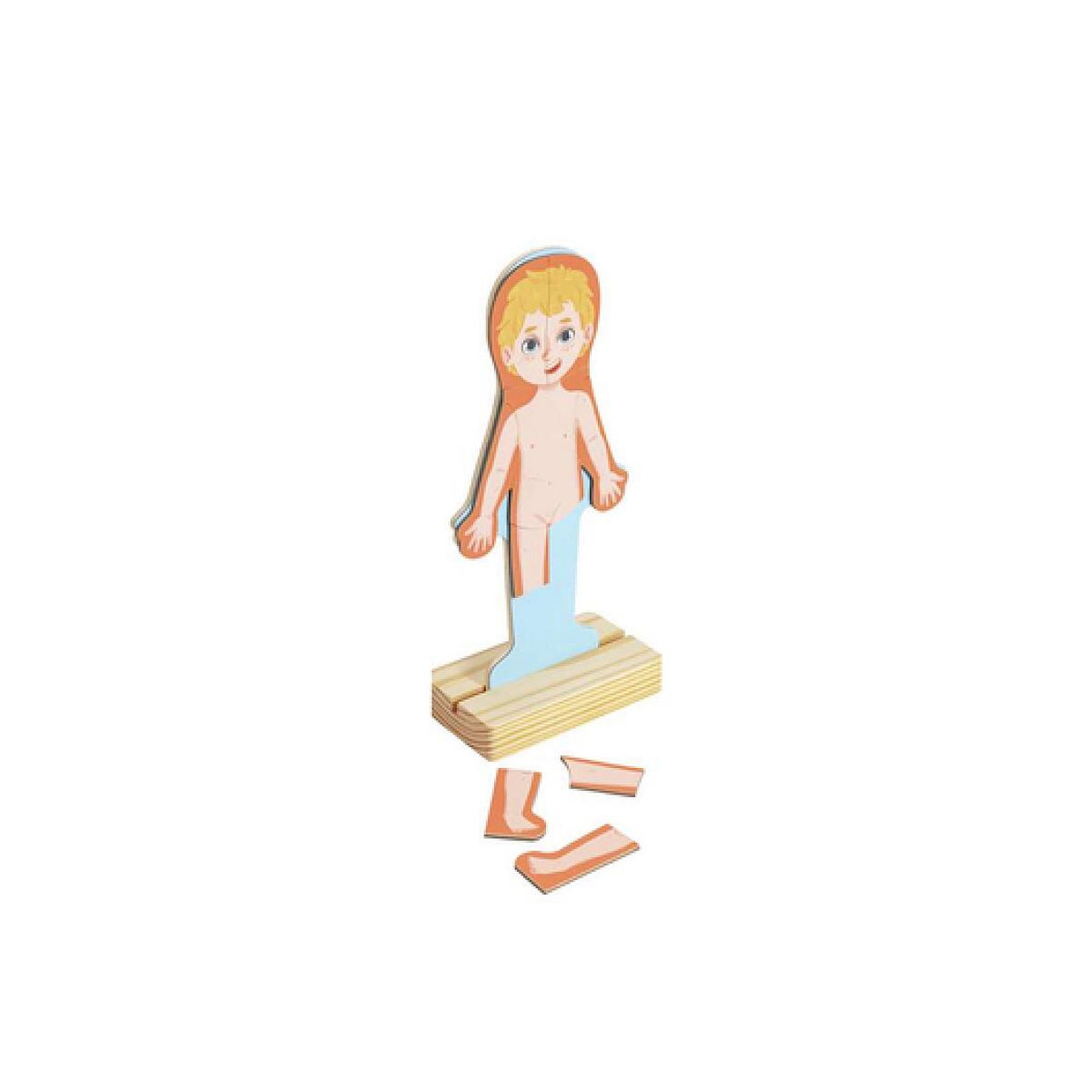 Voir la diapositive 4 : Hape Puzzle aimante - assemble le corps humain