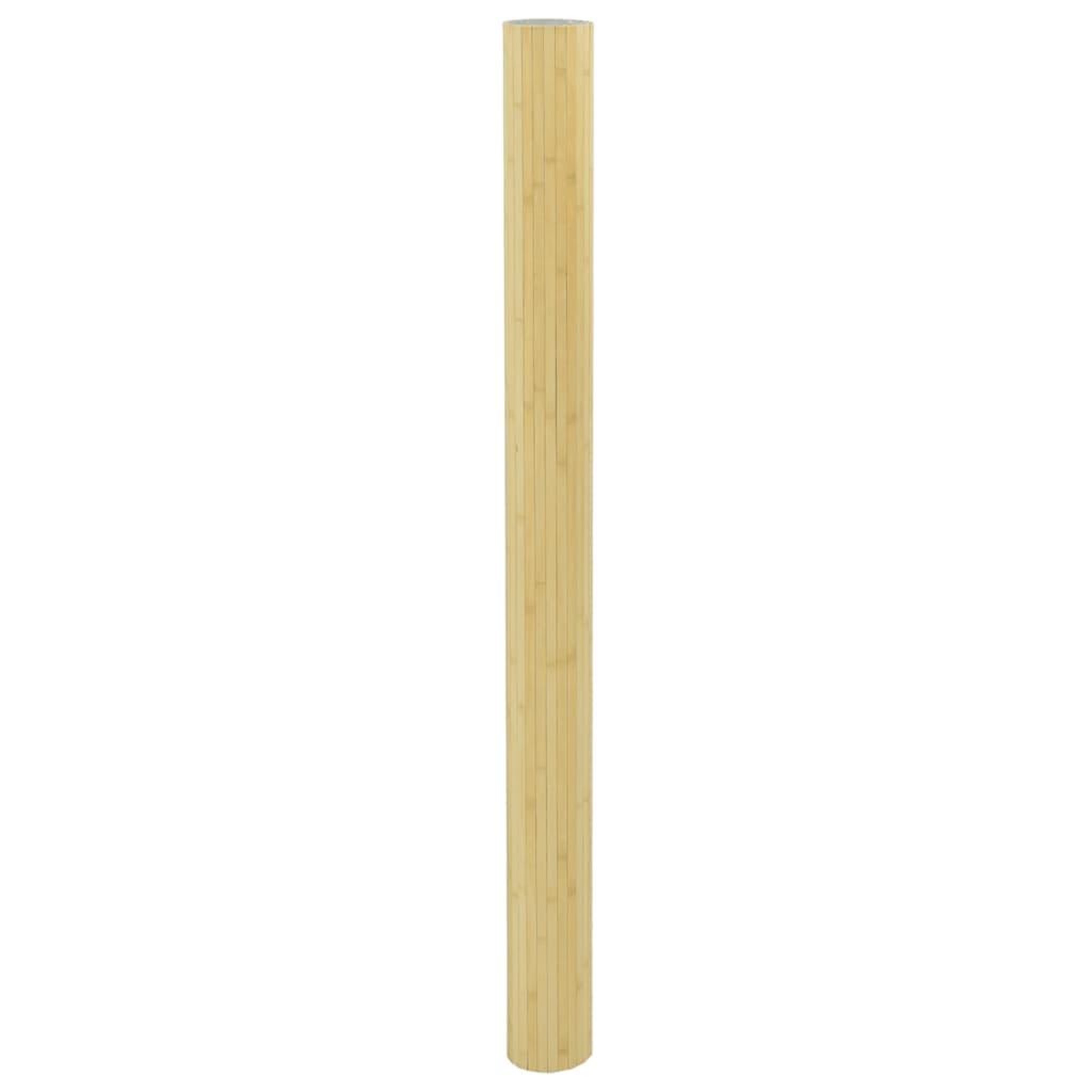 Voir la diapositive 4 : VIDAXL Cloison de separation naturel clair 165x400 cm bambou