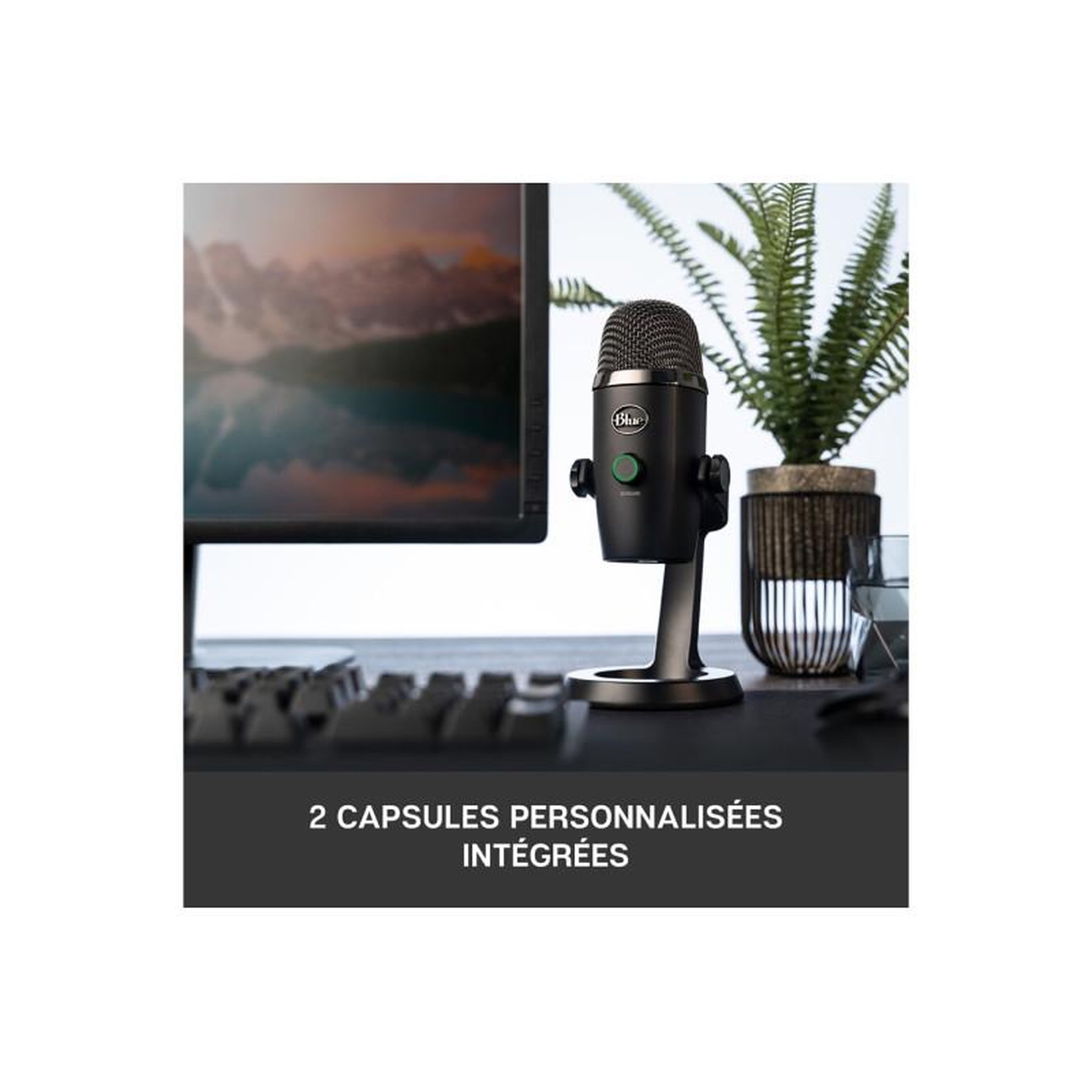 Voir la diapositive 6 : Blue Microphones Microphone Blue Microphones Yeti Nano Black