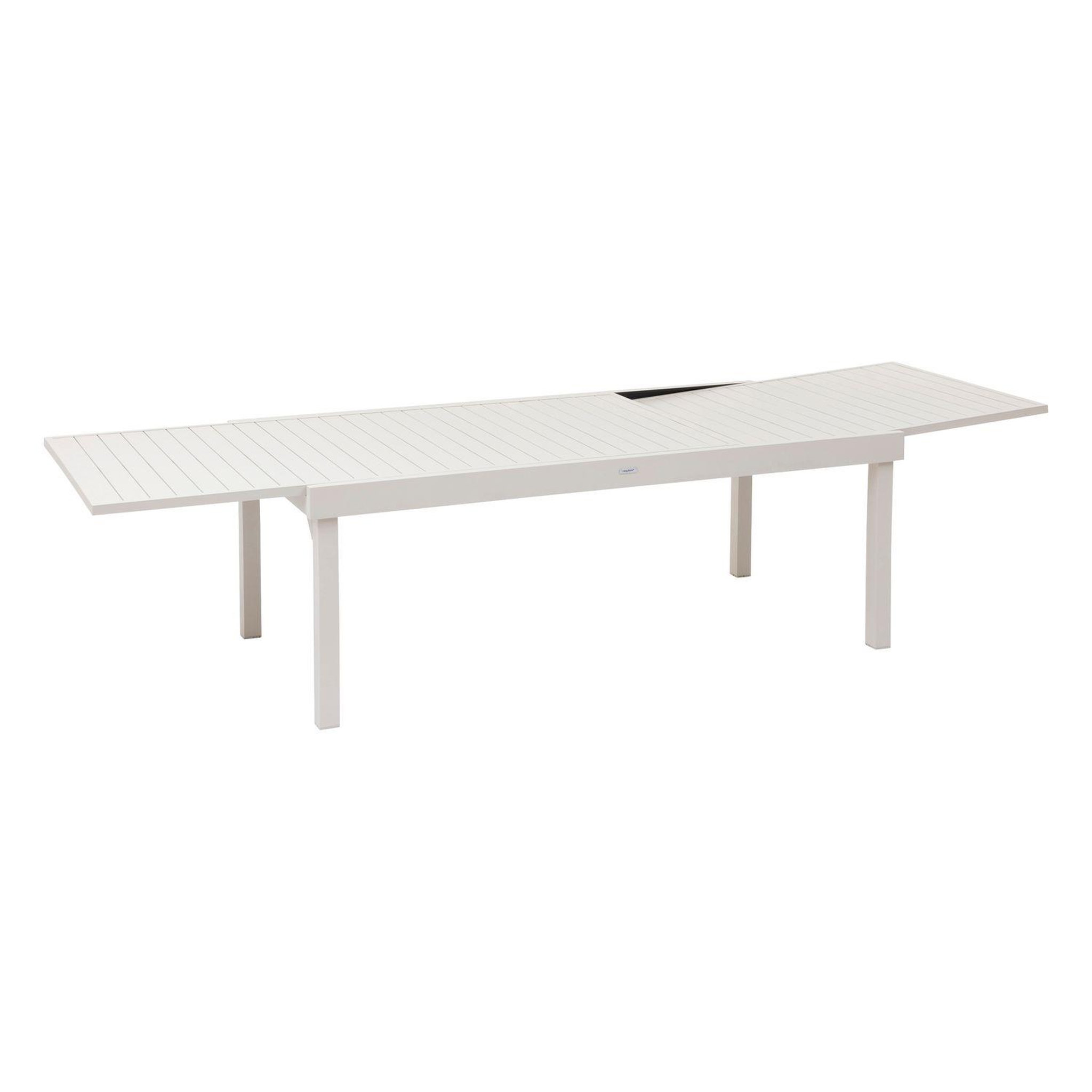 Voir la diapositive 4 : HESPERIDE Table de jardin extensible Piazza en aluminium - 12 Places
