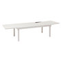 Voir la diapositive 4 : HESPERIDE Table de jardin extensible Piazza en aluminium - 12 Places