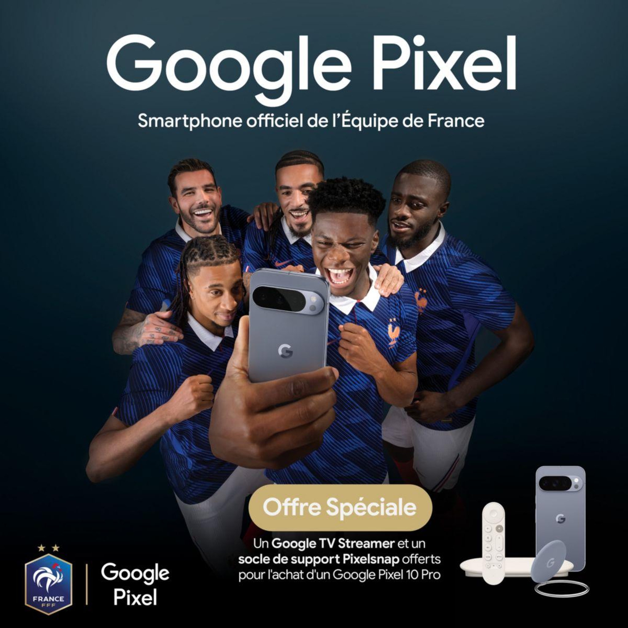 Voir la diapositive 2 : GOOGLE Smartphone Pixel 10 Pro Quartz Gris 128Go