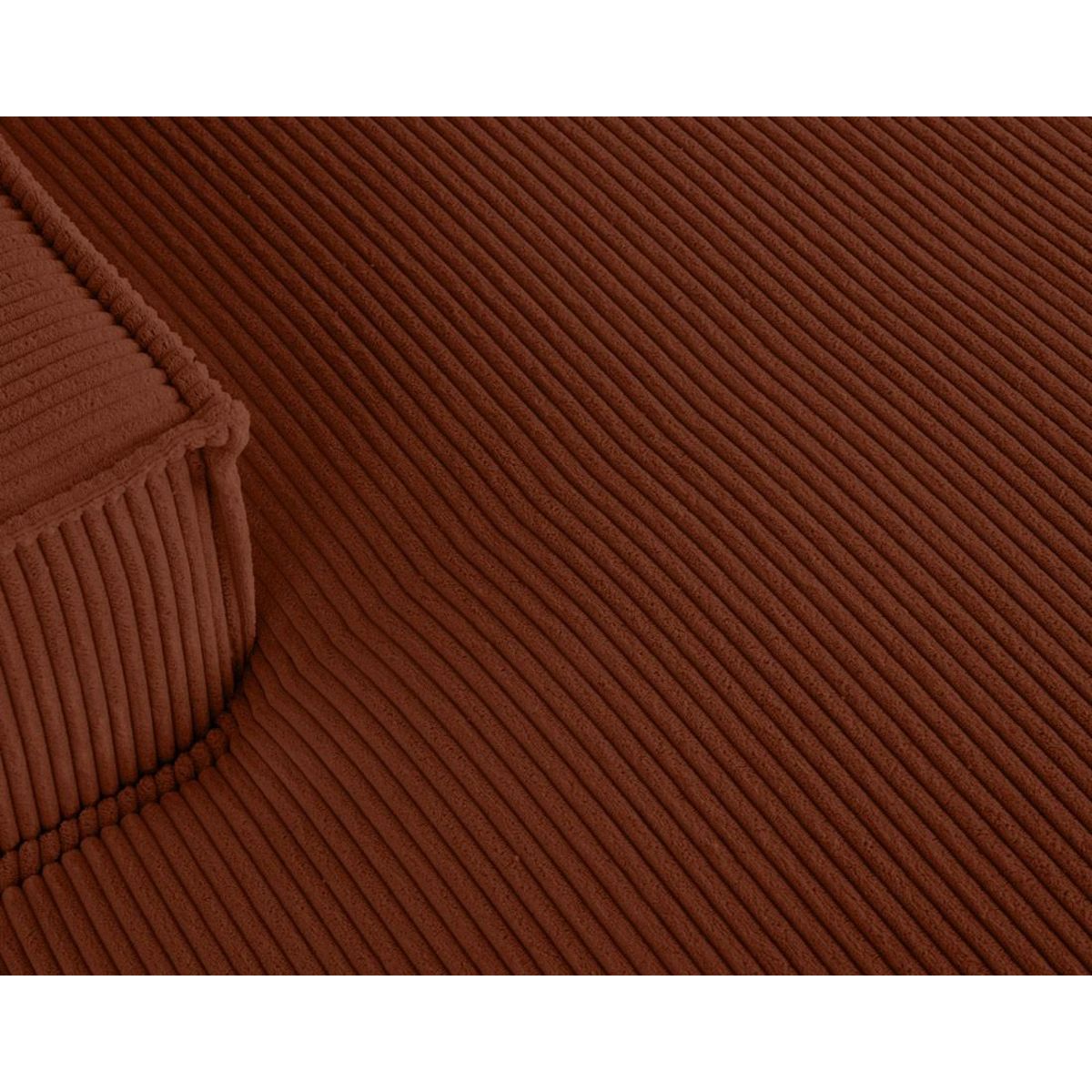 LISA DESIGN Spiaggia - canapé d'angle gauche - 5 places - en velours côtelé