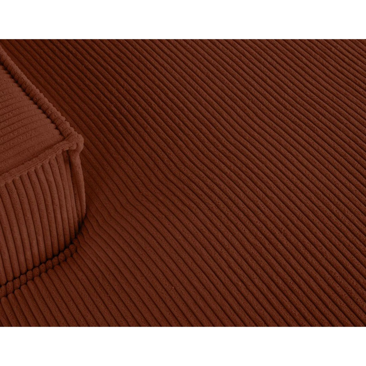 LISA DESIGN Spiaggia - canapé d'angle gauche - 5 places - en velours côtelé