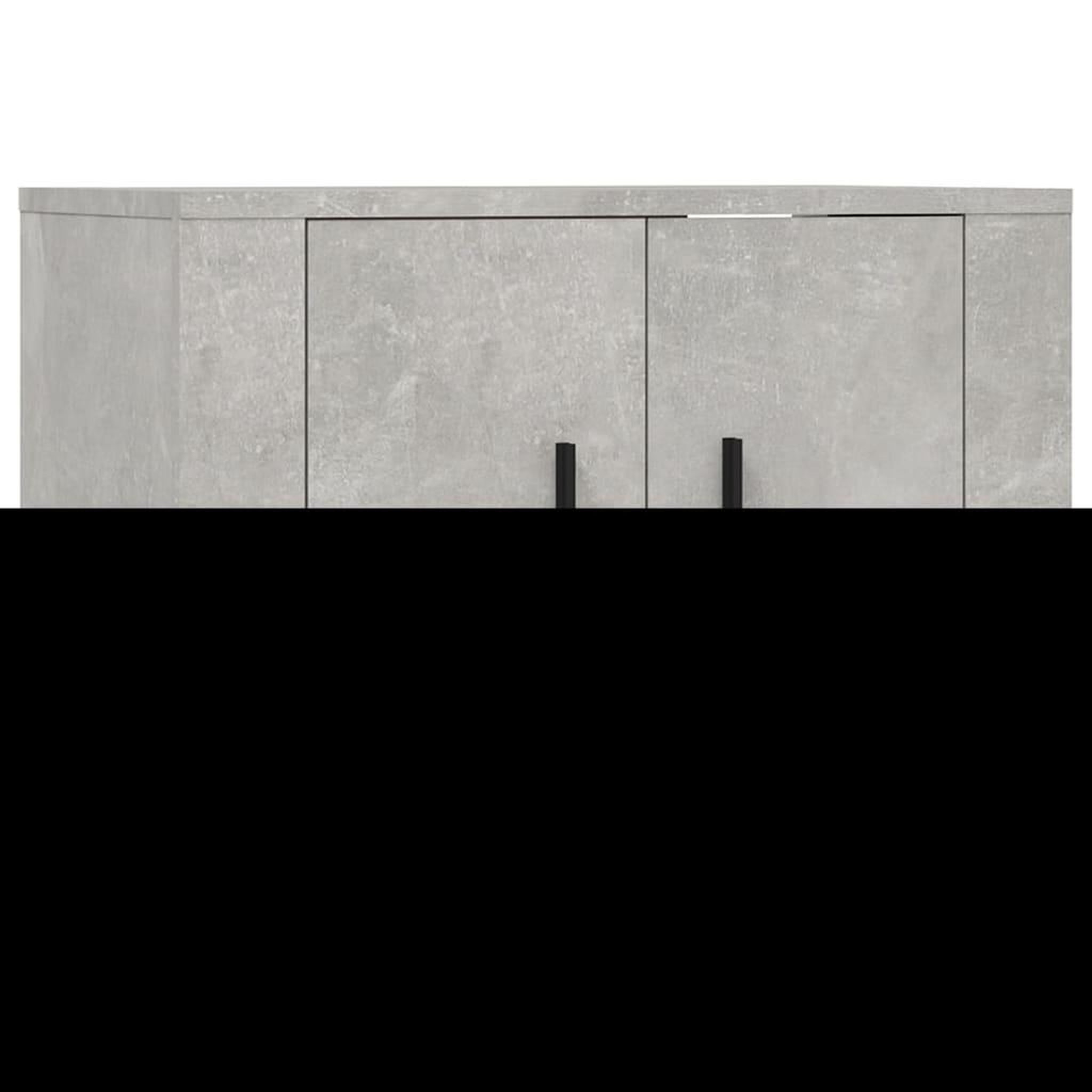 Voir la diapositive 5 : VIDAXL Ensemble de meubles TV 2 pcs gris beton bois d'ingenierie