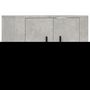 Voir la diapositive 5 : VIDAXL Ensemble de meubles TV 2 pcs gris beton bois d'ingenierie