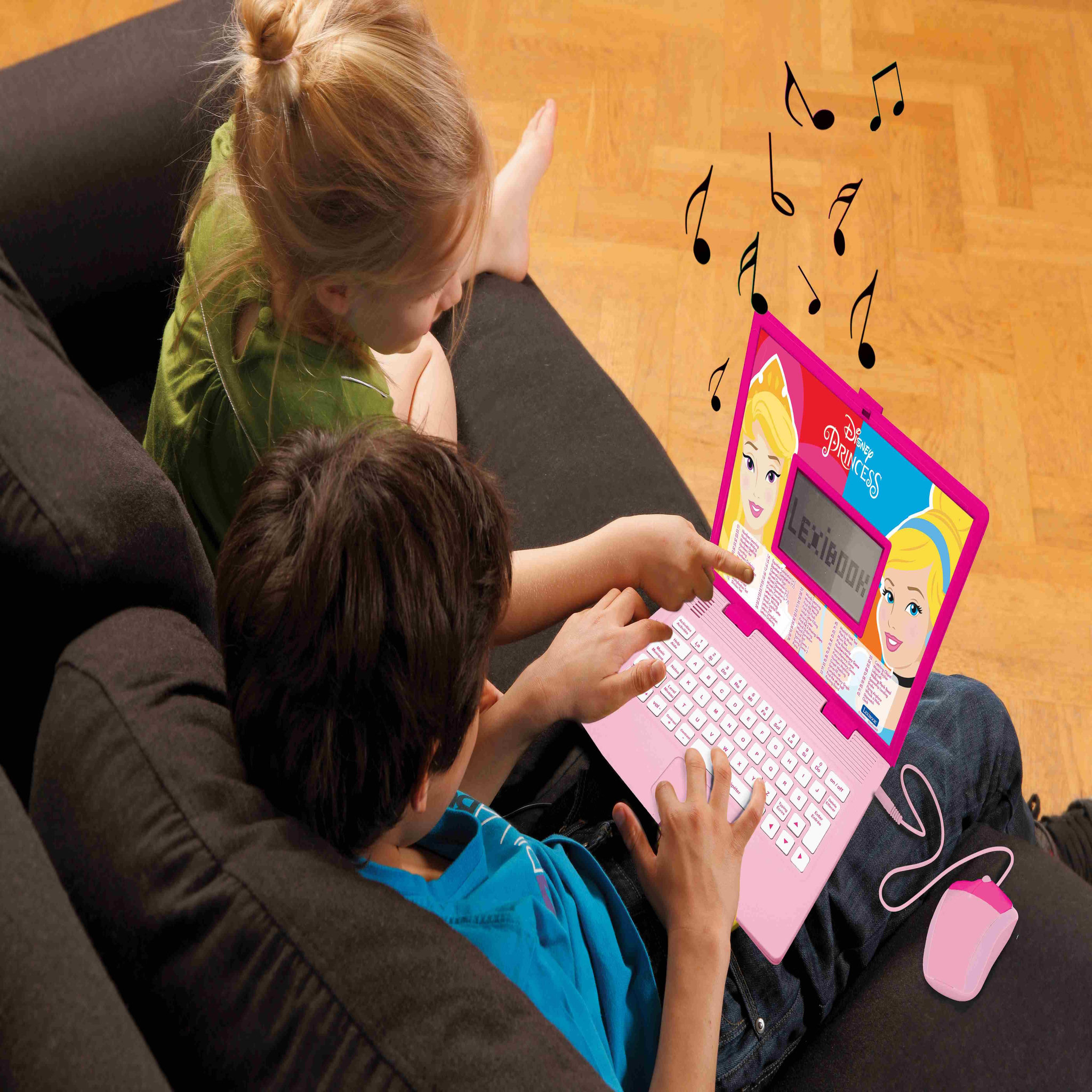 Voir la diapositive 5 : Lexibook Ordinateur portable éducatif bilingue Disney Princesse (FR/EN)