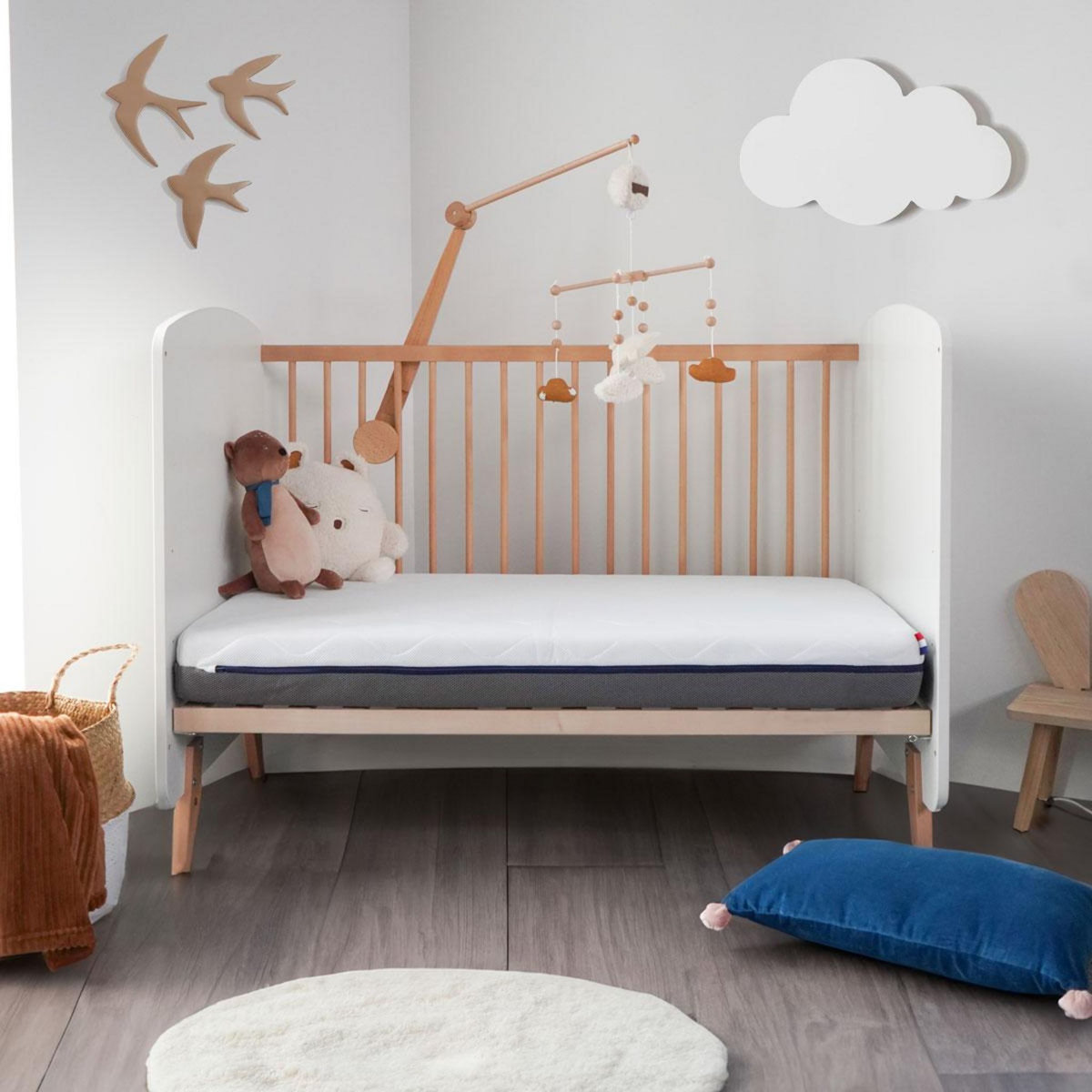 DODO Matelas bébé 3D Dream - Ultra respirant et ventilé