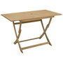 Voir la diapositive 2 : VIDAXL Table pliable de jardin 120x70x75 cm bois d acacia solide