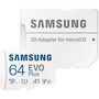 Voir la diapositive 4 : Samsung Carte Micro SD 64Go Evo plus avec adaptateur